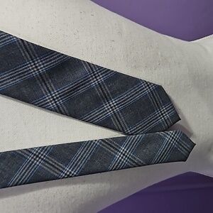 Perry Ellis Portfolio gray blue tie